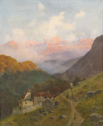 View of the Rosengarten by Josef von Schlogl